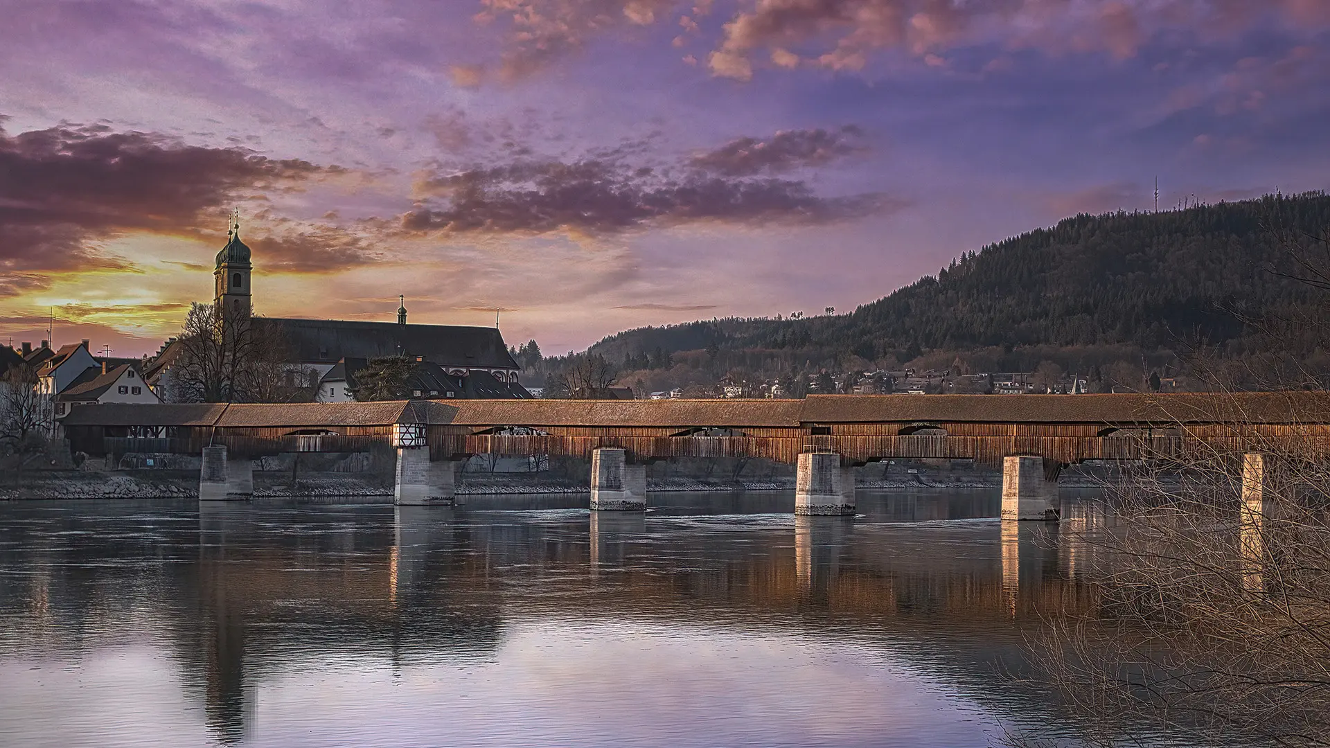 Holzbrücke in Bad Säckingen