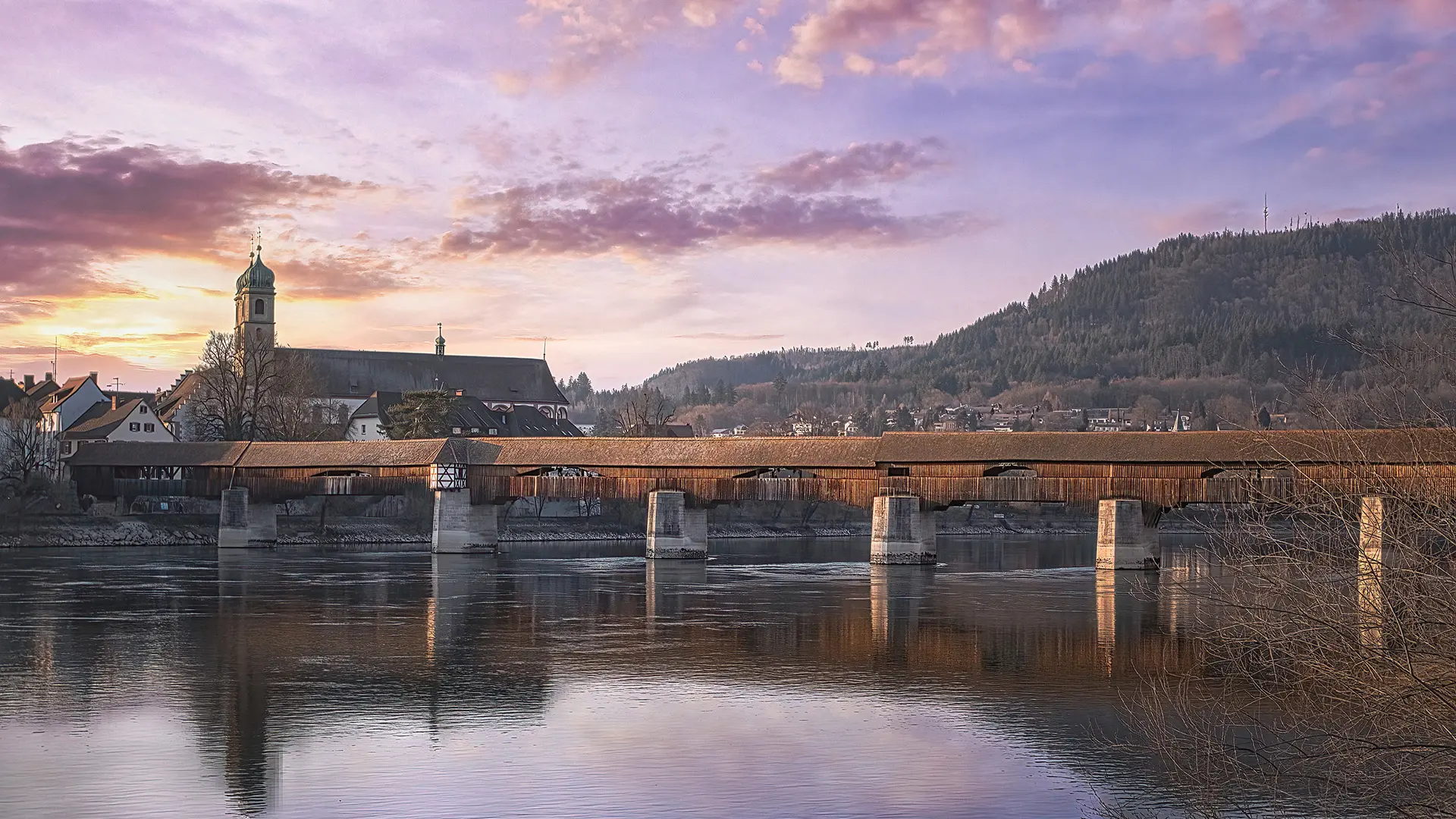 Holzbrücke in Bad Säckingen