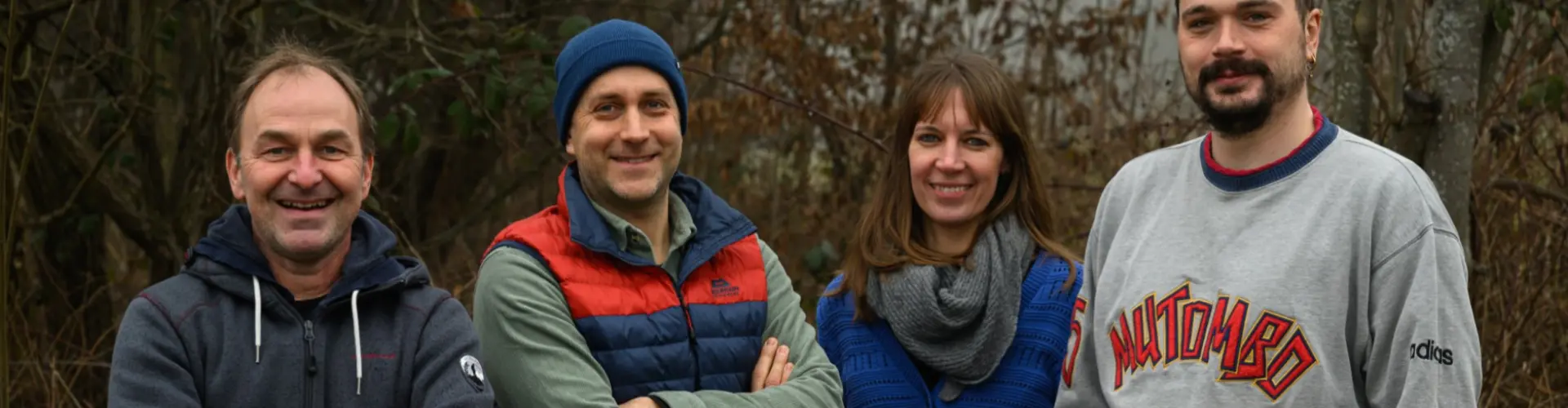 Das Betreuungsteamder Tagesgruppe (von links):Matthias Heintz, PhillipWeber, Annika Schaetzle und Constantin Franke