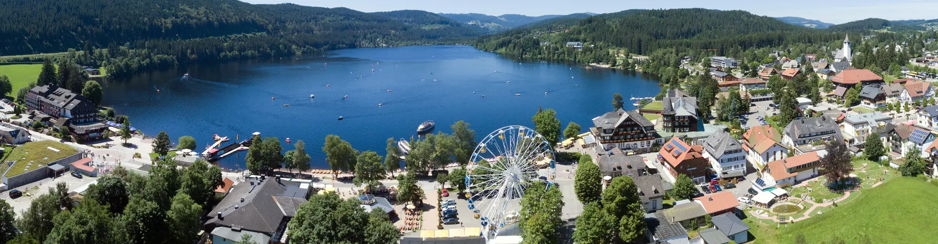 Blick auf den Titisee im Schwarzwald