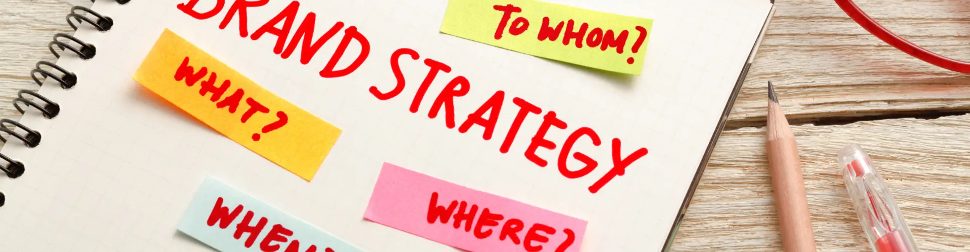Employer Branding Strategie in einem Notizbuch