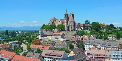 Blick auf das Stephansmünster in Breisach