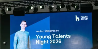 Präsentation zur Begrüßung Young Talents Night 2026